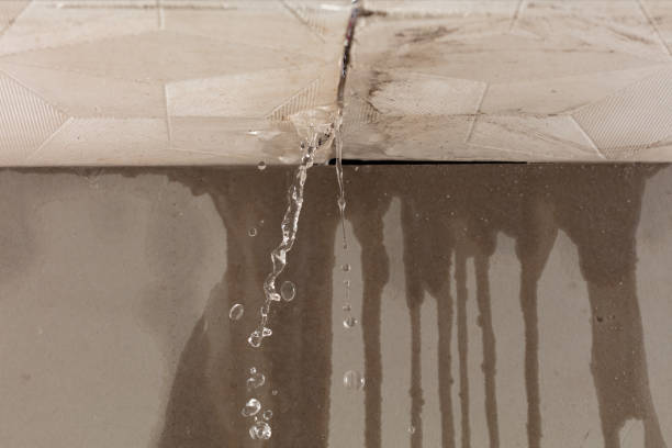 Professional Burst Pipe Cleanup technician working in Bath, NH